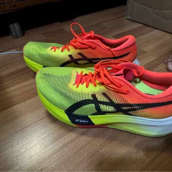 Asics Vibrant Orange Athletic Shoes - Picture 2 of 12